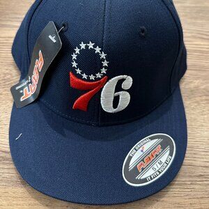 Philadelphia 76ers Hat Snapback Classic 76ers W/ Halo Stars Design Baseball Cap